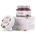 Aravi Organic Beetroot Lip Scrub – Natural Sugar Exfoliator, 0.5 oz