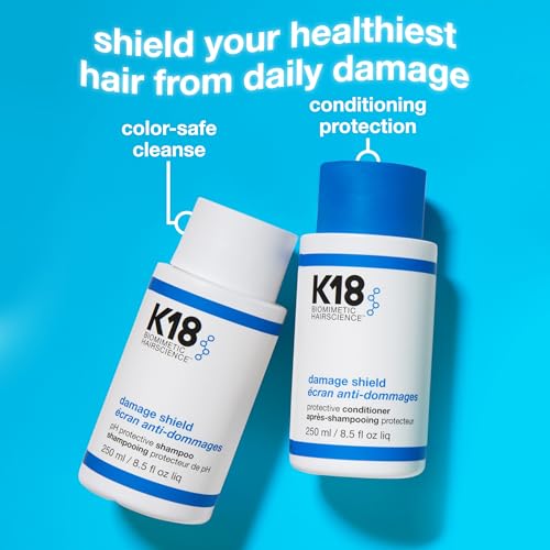 K18 Damage Shield Wash Care Set - Protective Shampoo & Conditioner