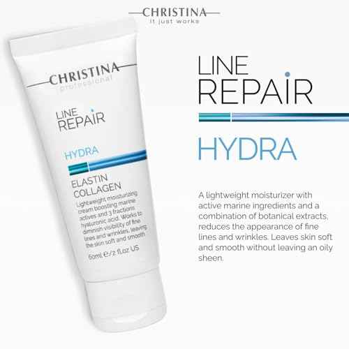 Christina Line Repair Elastin Collagen Cream for Face with Hyaluronic Acid | Face Repair Cream Nourishes and Replenishes the Skin 60ml / 2 fl.oz