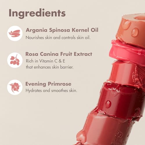 rom&nd GLASTING MELTING BALM 07 Mauve Whip | Hydrating Lip Gloss Stick for Juicy, Crystal-Clear Shine | Non-Sticky, Buildable Sheer Tinted Lip Balm