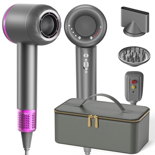 NUTROMO High-Speed Ionic Hair Dryer with Carry Case - 160,000 RPM Professional Blow Dryer