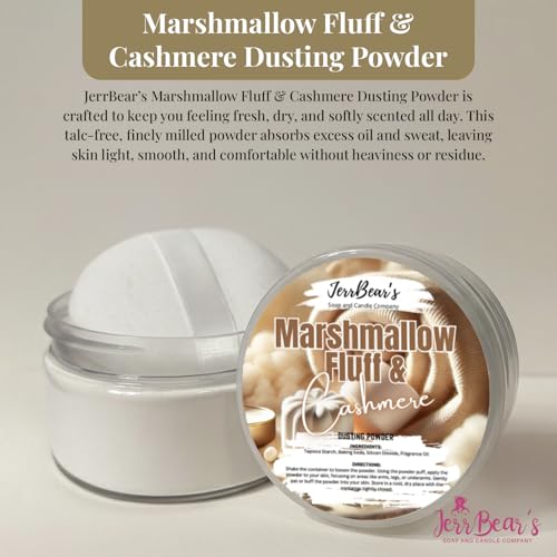 Talc-Free Marshmallow Fluff & Cashmere Dusting Powder - 4oz