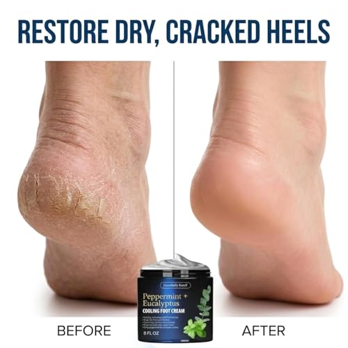 Peppermint Eucalyptus Cooling Foot Cream 8 oz