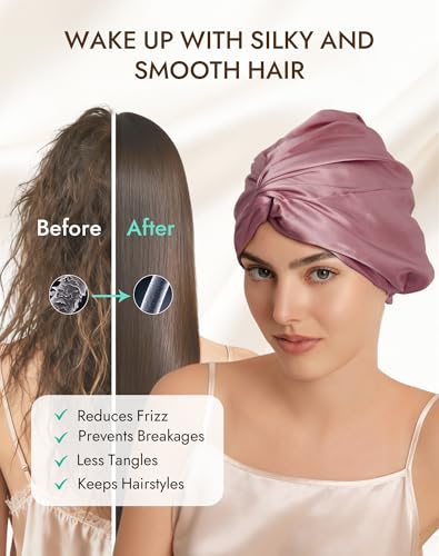 Mulberry Silk Bonnet for Sleeping | 22 Momme Hair Wrap