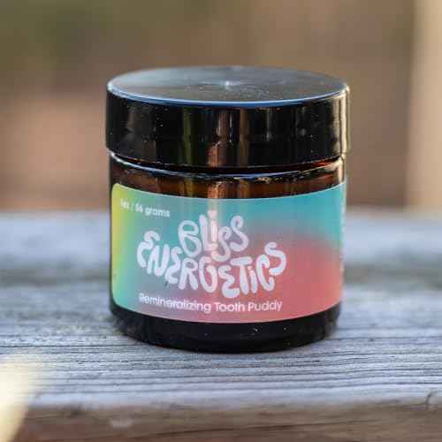 Bliss Energetics Remineralizing Tooth Puddy | Fluoride-Free with Hydroxyapatite | Remineralization | All Natural Ingredients & Preservative Free | Mineral-Rich Spot Treatment 1oz