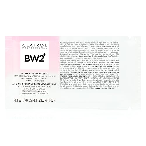 Clairol Professional BW2+ Powder Lightener 9 Levels of Lift