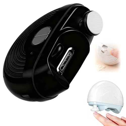 Electric Nail Clipper for Seniors & Kids - Rechargeable 3-in-1 Nail Trimmer with LED Light & Nail Polishing