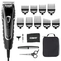 Conair No-Slip Grip Barber Clippers - 16-Piece Home Haircutting Kit