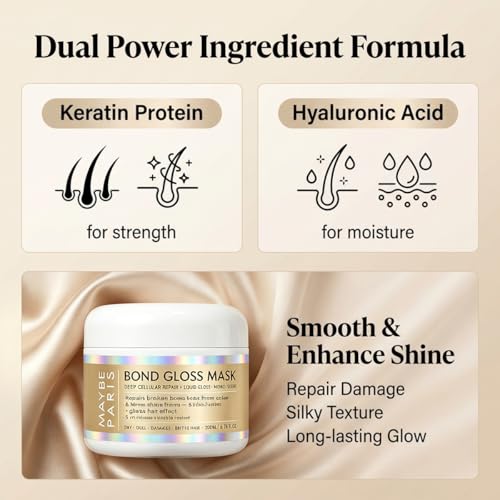 Lalena Bond Gloss Hair Mask – Keratin & Hyaluronic Acid
