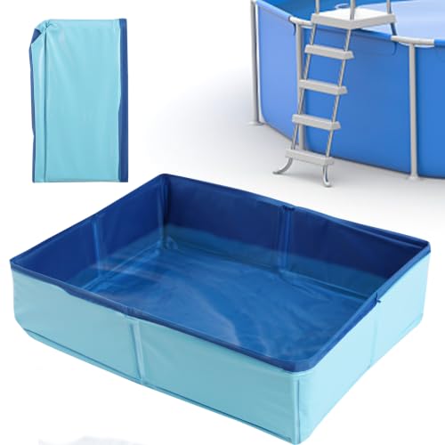 Collapsible Pool Foot Bath Basin for Above Ground Pool - Rinse & Clean Feet