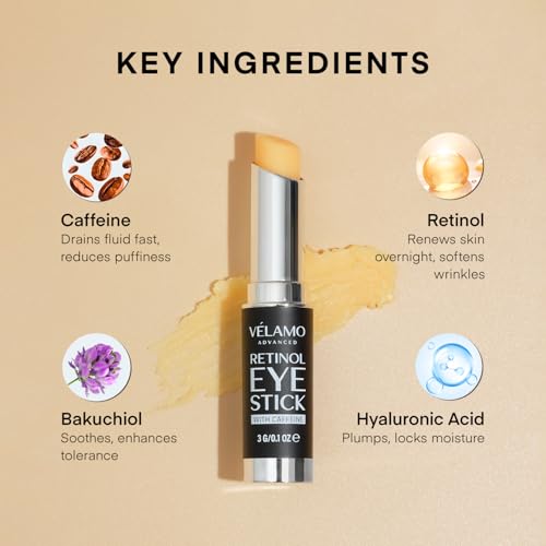 VELAMO ADVANCED Retinol Eye Stick – Dark Circles & Puffiness