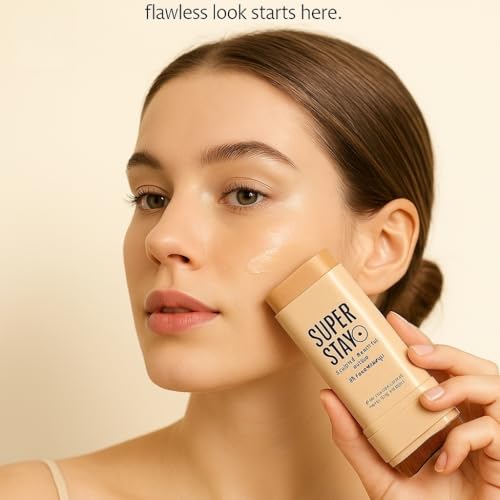 Flawless Foundation Stick with Built-in Brush – Full Coverage Concealer