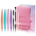 NICEMOVIC 7-Piece Eyebrow Tweezers Set for Women
