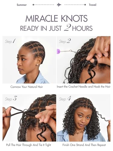 LUVME Deep Wave Crochet Human Hair 22 Inch 100g