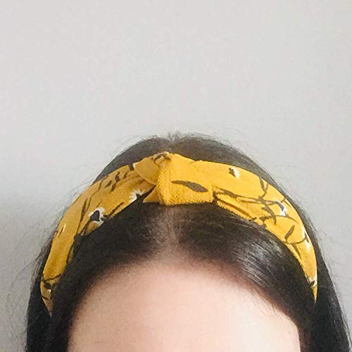 DRESHOW 8 Pack Knotted Wide Turban Headbands for Women