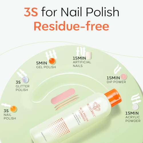 Modelones Maximum-Strength Acetone Nail Polish Remover, 8 FL.Oz.