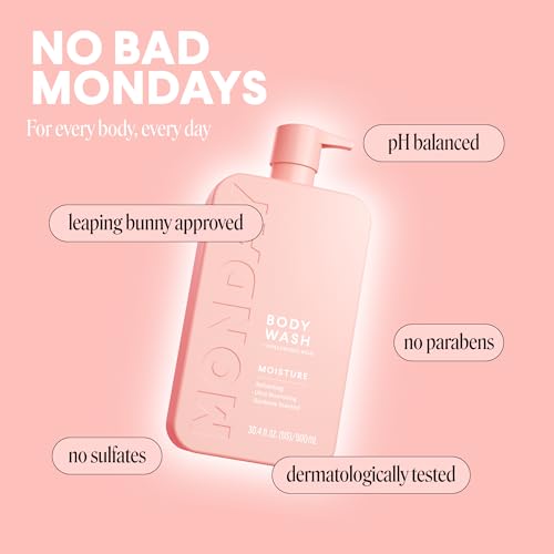 MONDAY HAIRCARE MOISTURE Body Wash in Fresh Gardenia with Hyaluronic Acid & Shea Butter for All Skin Types, 900 mL