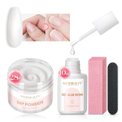 Nail Repair Kit for Weak Nails - Quick-Drying Dip Powder & Glue