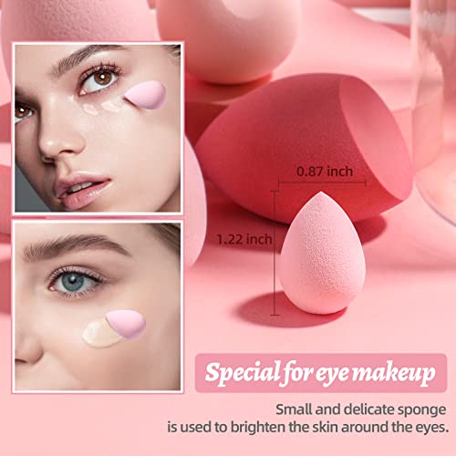 BS-MALL Makeup Sponge Set - 7 Pcs with Storage Case