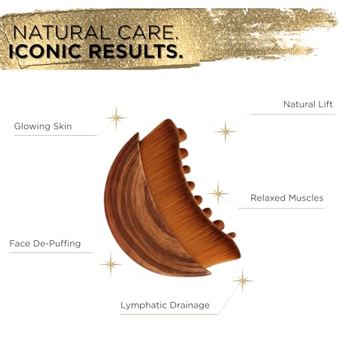 ICON Lymphatic Contour Brush for Face, Face Sculpting Tool for Lymphatic Drainage, Ultra Soft Bristles, Dry Brush, Helps Reduce Look of Puffiness (3 Pack)