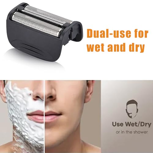 Shaver Replacement Head Compatible with Remington Foil Shaver PF7400, PF7500, and PF7600 Models (Black(2PCS))