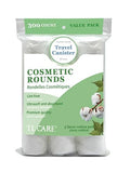 TL Care Cotton Rounds 300 Count - Ultra Soft 3-Layer Makeup Pads