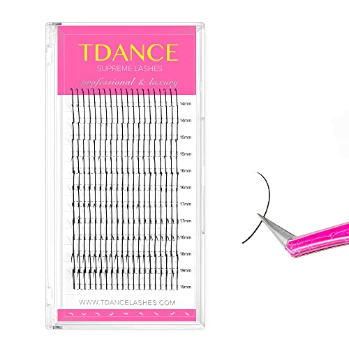 TDANCE Spikes Lash Extensions Matte Black 0.07 D Curl
