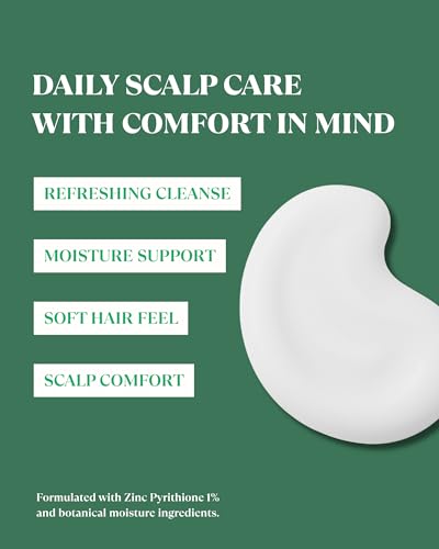 Psoriasis Shampoo for Dry Itchy Scalp - Zinc Pyrithione 1% with Aloe & Rosemary