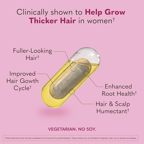 Garden of Life Hair Growth DuoCaps for Women and Men, 30ct