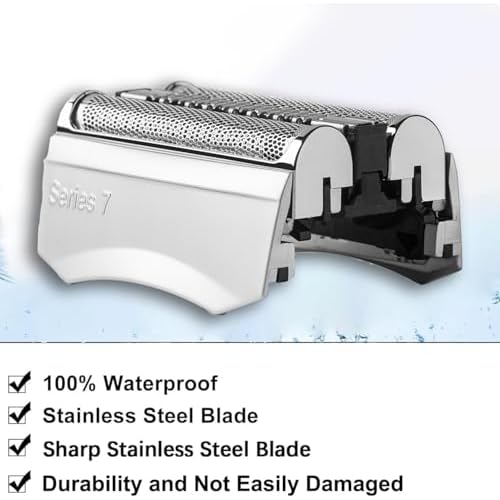 70S Series 7 Replacement Head Compatible with Braun Series 7 Replacement Head,70s Blades for Braun S7 Wet and Dry Replacement Blades for Electric Foil Shaver 720,750CC, 760CC,790CC,9565
