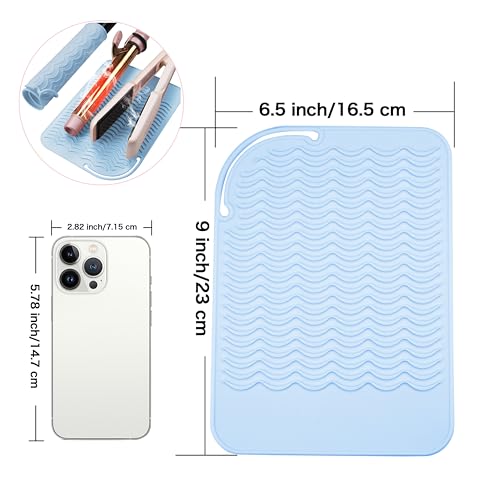 Heat Resistant Silicone Mat for Hair Tools & Flat Irons
