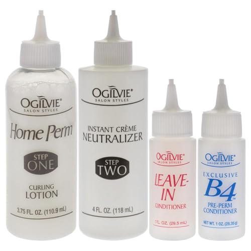 Ogilvie Salon Styles Home Perm Kit for Women & Men