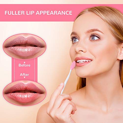Silicone Lip Scrub Brush 24-Pack with Storage Box