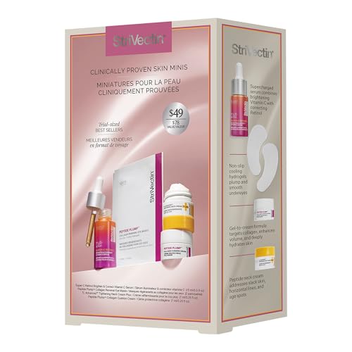 StriVectin Skin Care Holiday Gift Kits, Beauty Routine Gift Sets - Brightening, Smoothing & Hydrating Skin Care Stocking Stuffers