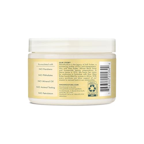SheaMoisture Jamaican Black Castor Oil Leave In Conditioner for Hair To Soften and Detangle 20 oz and 11.5oz