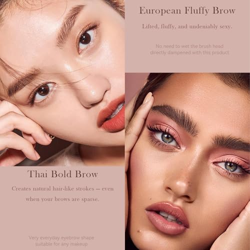 Clear Brow Wax with Flexible Brush - Waterproof & Smudge-Proof