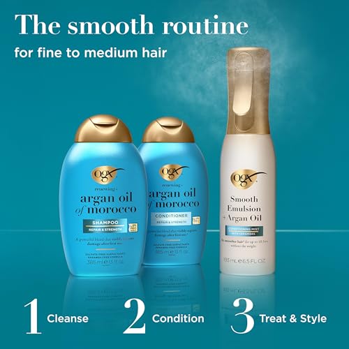 OGX Smooth Emulsion Argan Oil Hair Mist, 6.5 fl oz
