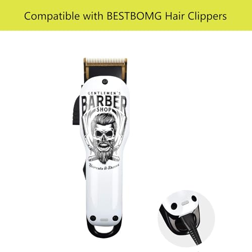 Replacement BESTBOMG Hair Clippers Charger Charging Cable Compatible with BESTBOMG Hair Clippers Charger Cord