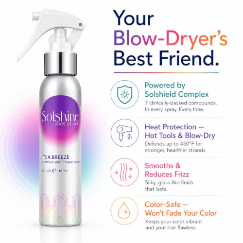 Solshine It's a Breeze Blowout Spray for Frizz-Free Hair