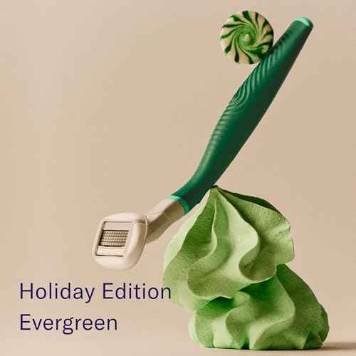 Flamingo Women's Razor Holiday Gift Set - Razor Handle, Blade Refill, Mini Smoothing Shave Scrub, Mini Nourishing Shaving Oil, Mini Soothing Shave Serum, and Shower Holder