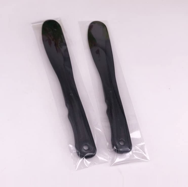 lasenersm 2 Pieces Rubber Facial Mask Mixing Bowl With Plastic Spatula Facemask Bowl Mud Mask Mixing Bowl DIY Skin Care Mixing Tool Kit for Lady Women Home Beauty Salon Use, Black