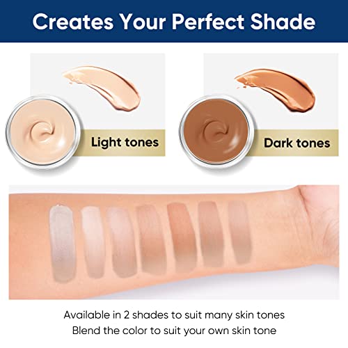 Waterproof Tattoo Concealer Makeup – 2 Shades, 24hr Coverage