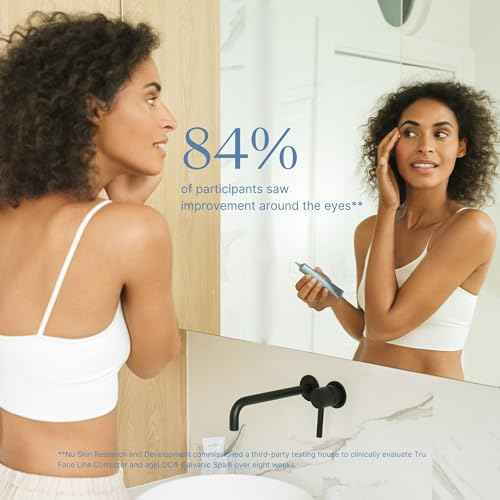 NuSkin Tru Face Line Corrector | Wrinkle Reducing Peptides | Aging for Fine Lines | Targets Mouth Lines & Forehead Wrinkles for Youthful, Smooth Skin | Put on before makeup & Face Wash | 2 Pack