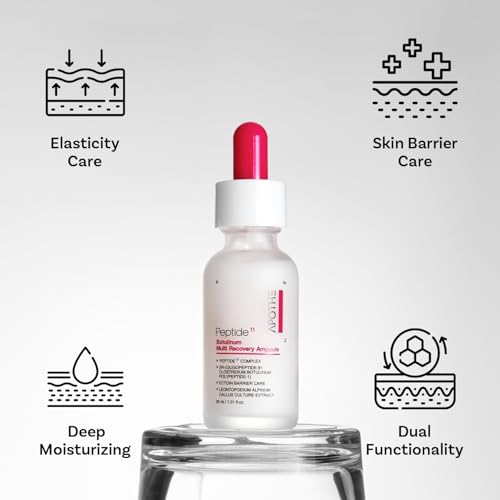 APOTHE Peptide 11 Botulinum Multi Recovery Ampoule 1.01 fl oz (30ml) ? Intensive Care for Elasticity, Radiance, and Skin Barrier Strength with Ectoin & Botulinum Peptide