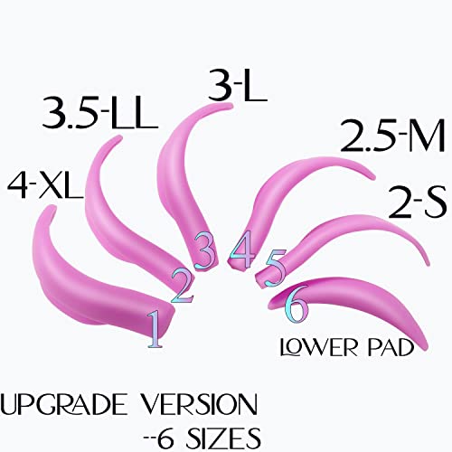 Lash Lift Pads Set - 6 Sizes DIY Eyelash Perm Shields Glueless