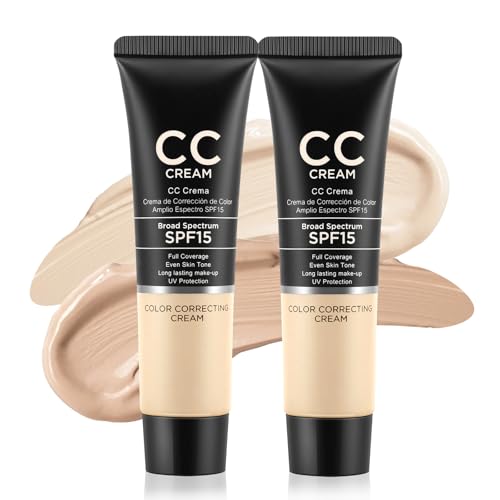 Camo CC Cream Foundation - Full Coverage, Waterproof Matte (2-Pack)