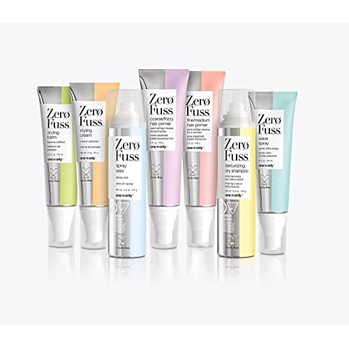 One 'N Only Zero Fuss Styling Balm, Lightweight with All Day Flexibility, For Hair Types, Enhances Natural Shape, Texture, Wave, and Curl, Adds Smoothness Shine, 4.5 Fl. Oz (Pack of 2)