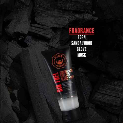 GIBS BioFuel Hair Conditioner For Men - Beard & Hair Conditioner, 3.25 oz