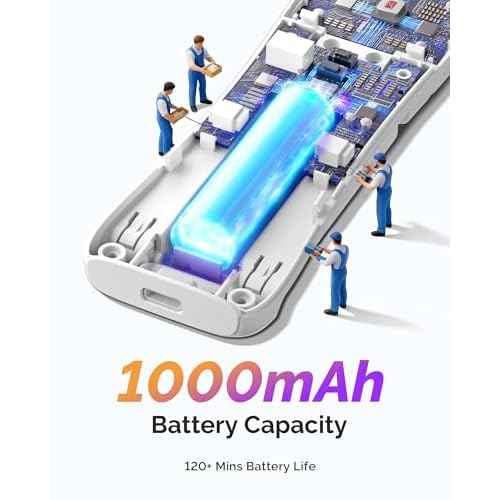 MelodySusie Foldable Cordless UV Nail Lamp with Stand,P-Art09F Rechargeable UV LED Light Featuring Touch Panel & 2-in-1 Lighting Curing Flash Cures All Soft Gels Especially Half-Cured, Base & Top Coat