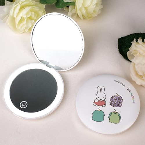 Miffy LED Makeup Mirror with 1x/10x Magnification & Light